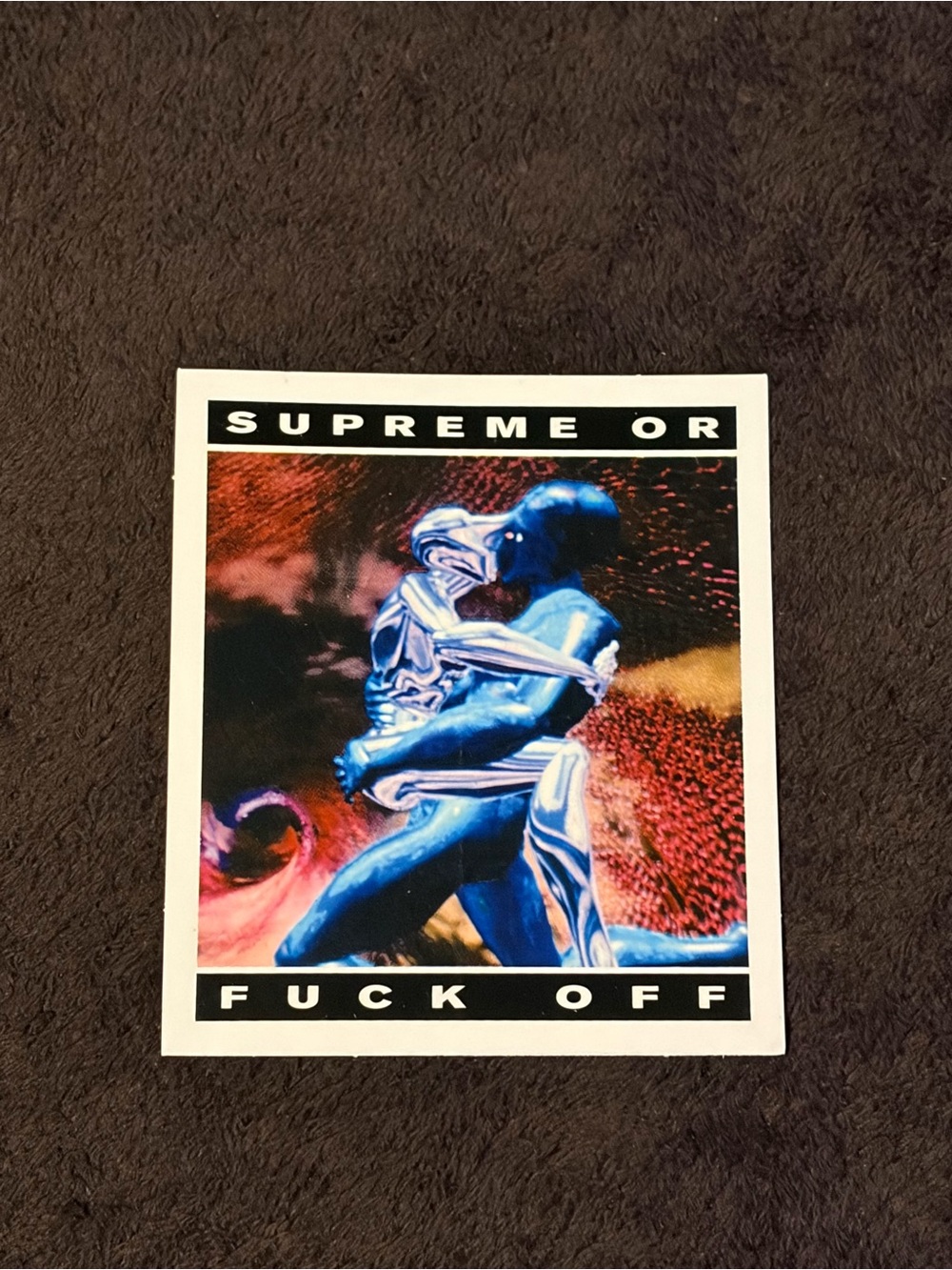 Supreme Cyber Sticker SS17